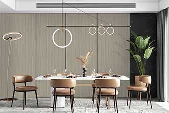 常州轻奢风格-餐厅