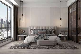 常州现代风格-卧室
