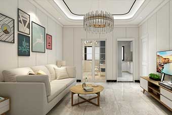 常州现代风格-客厅