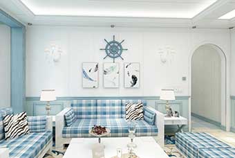 常州地中海风格-客厅